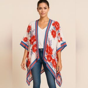 Flying Tomato 100 Percent Rayon Kimono Size S/M